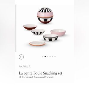 Villeroy & Boch La Petite Boule Memphis Set - Black, White, Pink